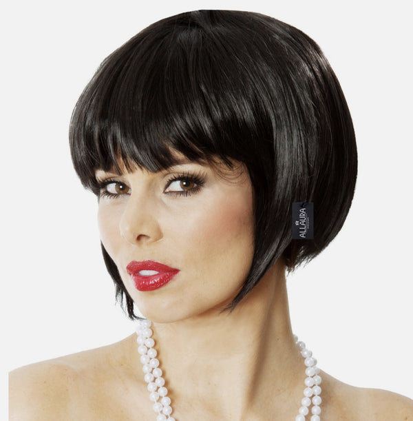 Party Black Bob Wig 1920'S Flapper Costume Wigs